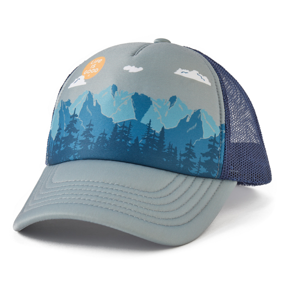Mountain Forest Scene Trucker Hat - Life is Good