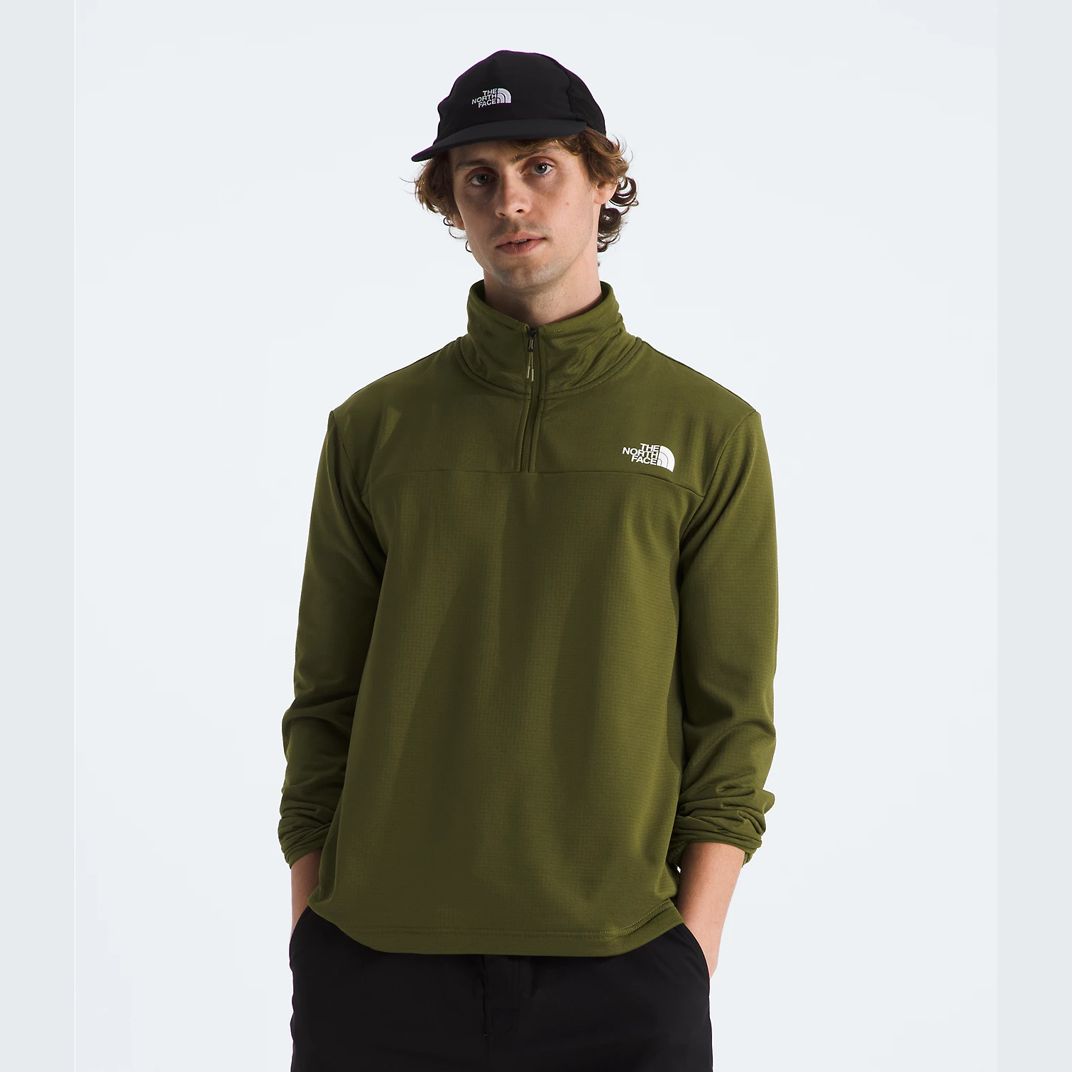 The North Face Men’s Cedar Trail Grid Fleece ¼-Zip