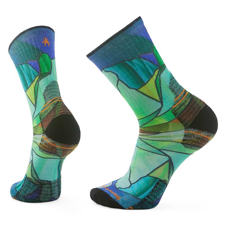 Smartwool - SW002685 - Hike Mirror Mountain Print Crew Socks