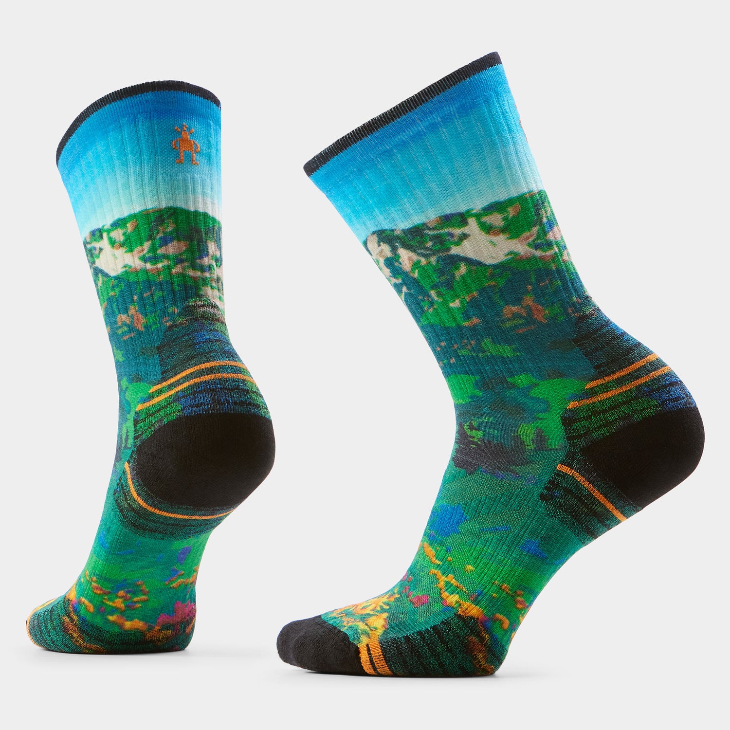 Smartwool - SW003030 - Women’s Hike Mountain Lake Print Crew Socks