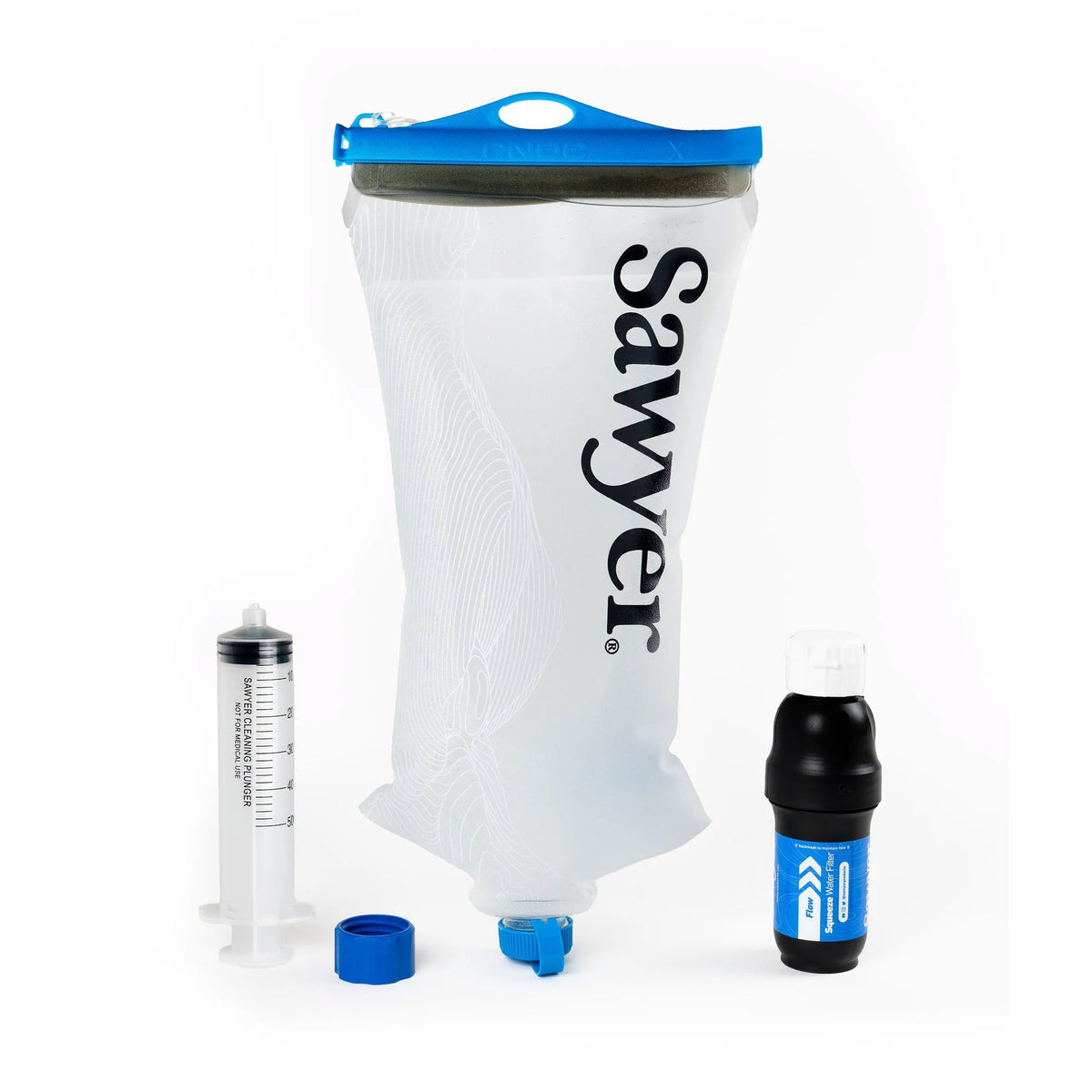 Sawyer Squeeze Water Filter System with CNOC 2 Liter Bladder