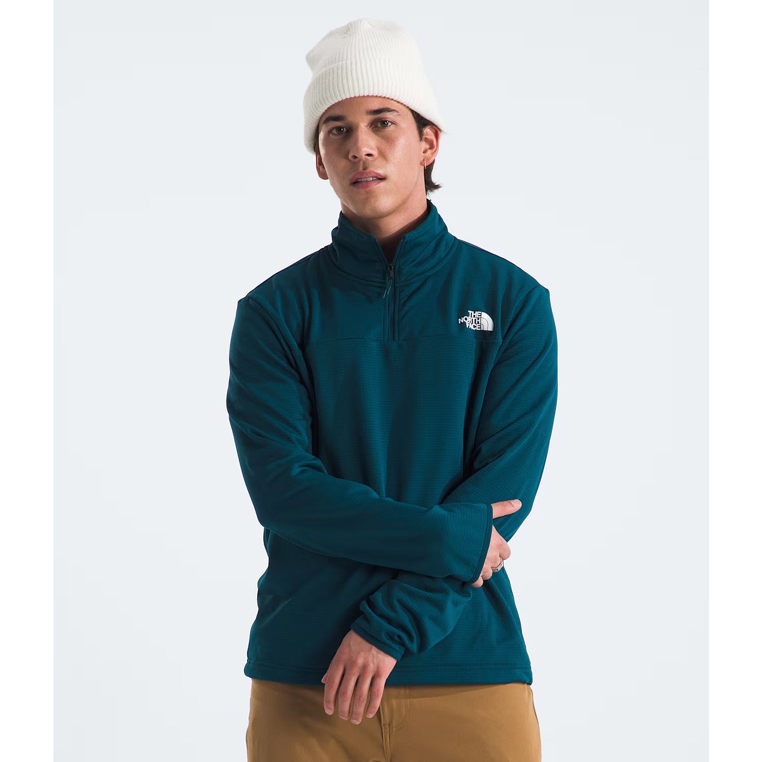 The North Face Men’s Cedar Trail Grid Fleece ¼-Zip