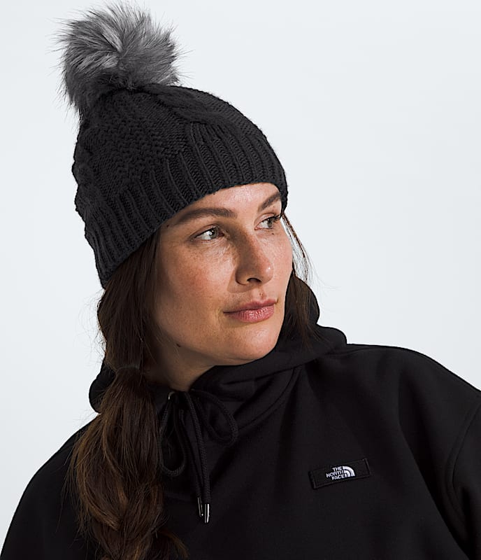 The North Face Women’s Oh Mega Fur Pom Lined Beanie