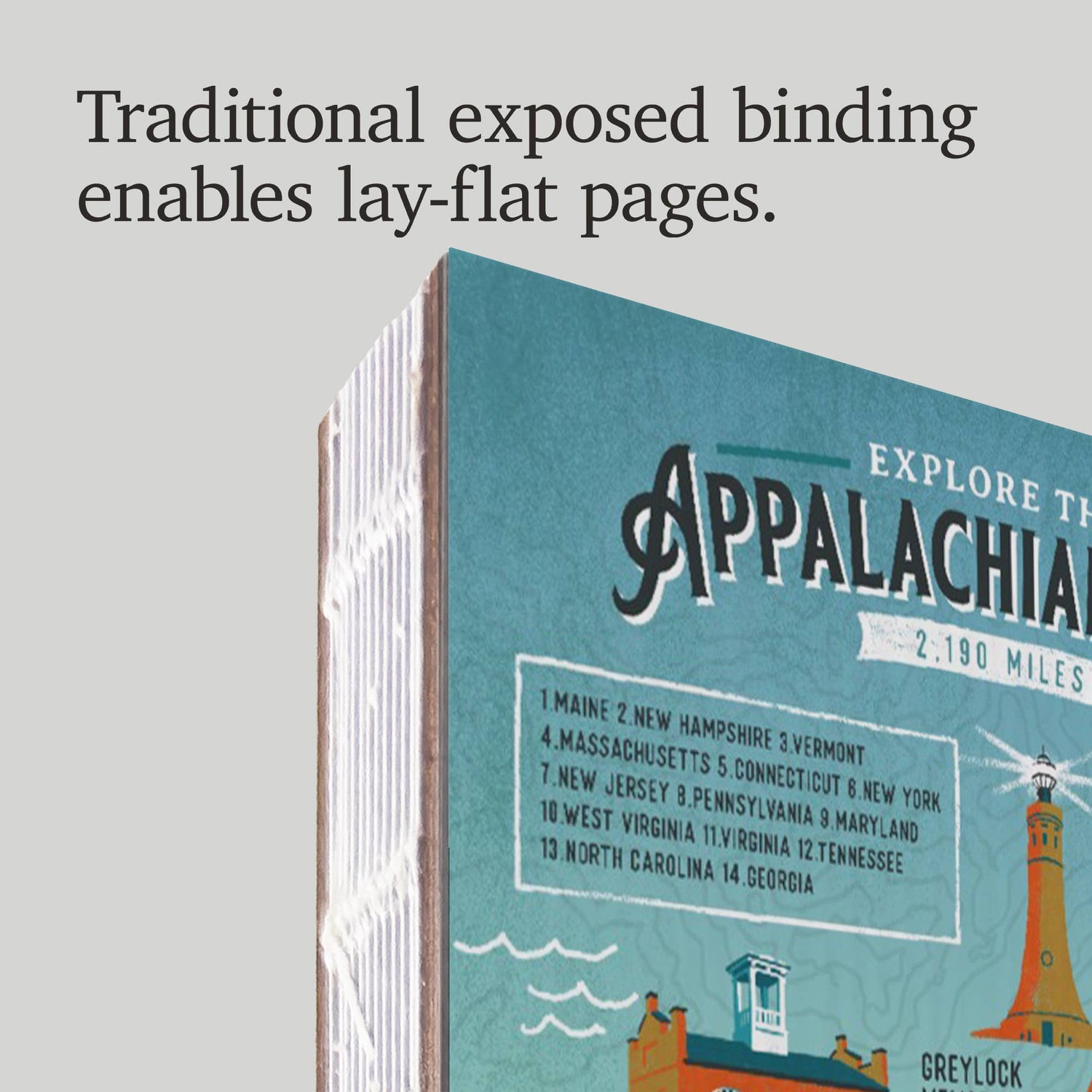 Explore the Appalachian Trail Map Premium Journal