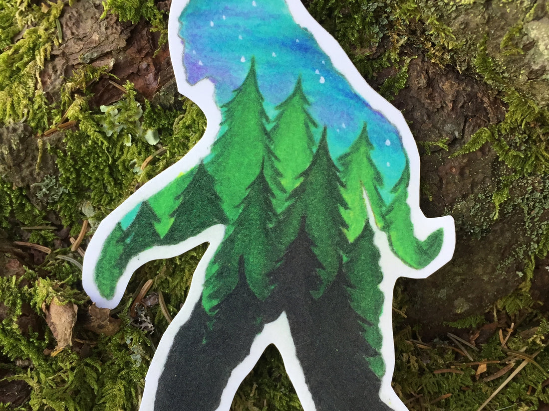 Bigfoot Sticker - Wandering Arts and Crafts
