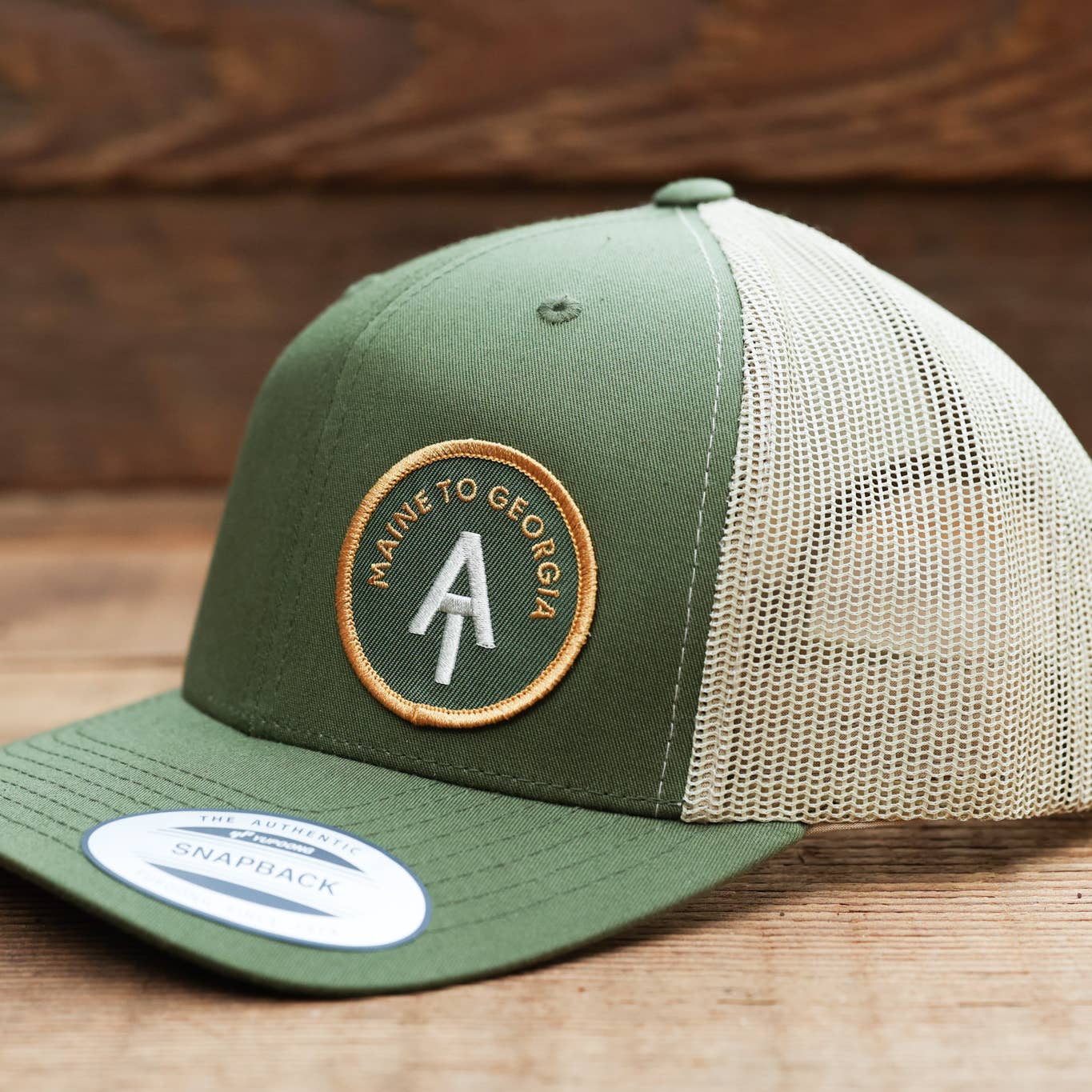 Squatchy Appalachian Trail Vintage Style Trucker Hat | Snapback Cap