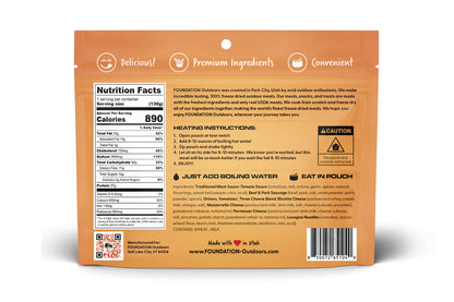 Foundation Outdoors Lasagna