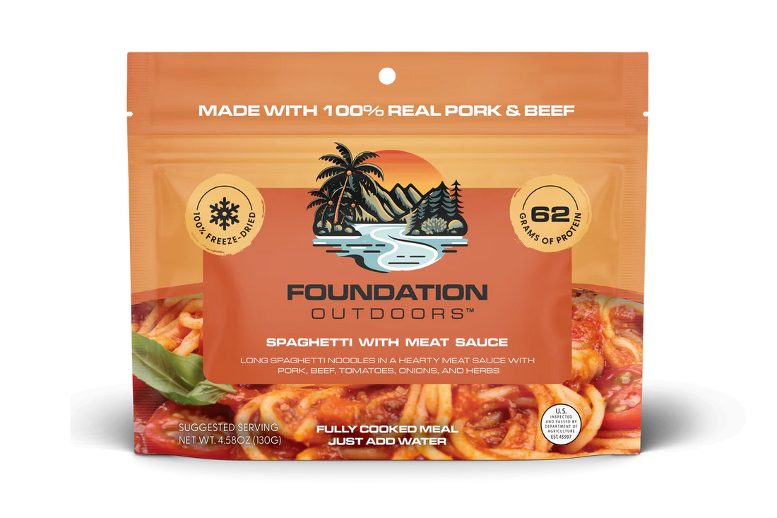 Foundation Outdoors Spaghetti with Meat Sauce