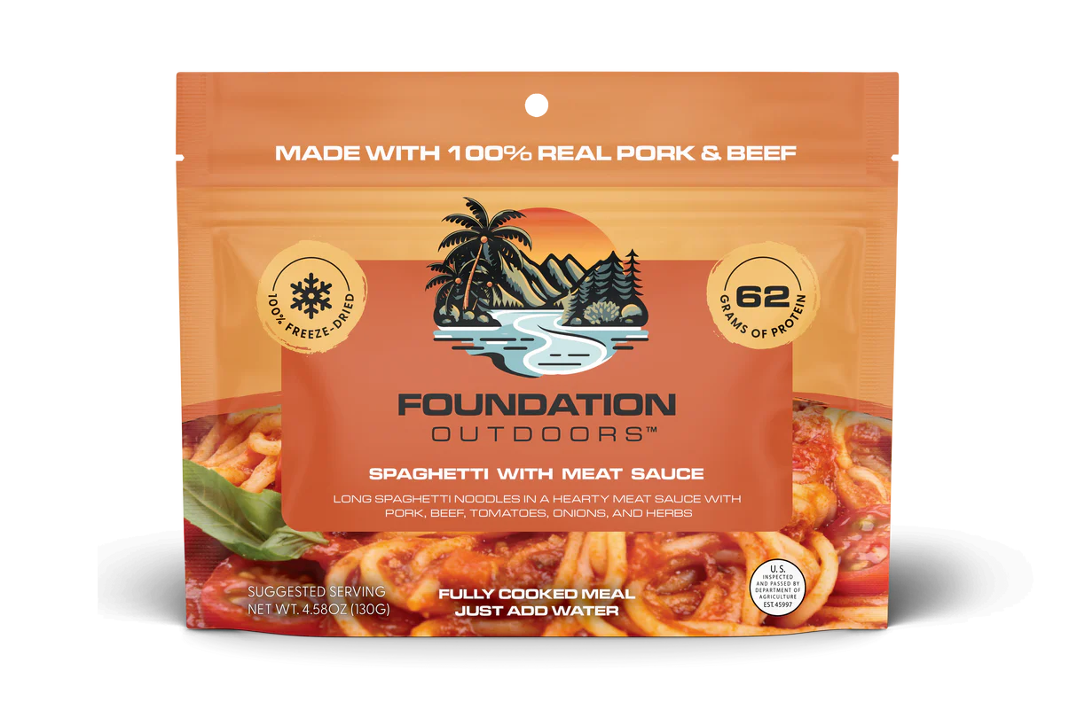 Foundation Outdoors Spaghetti with Meat Sauce