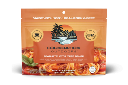 Foundation Outdoors Spaghetti with Meat Sauce