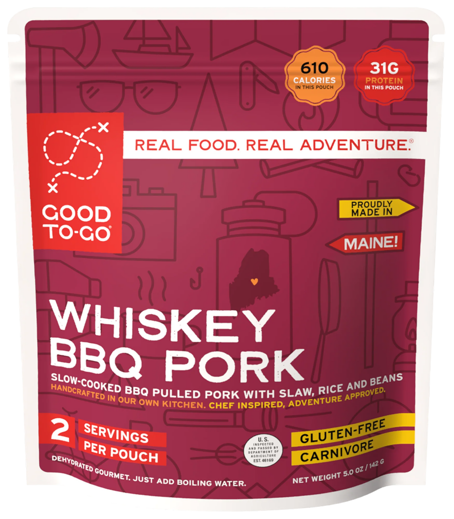 Good To-Go Whiskey BBQ Pork