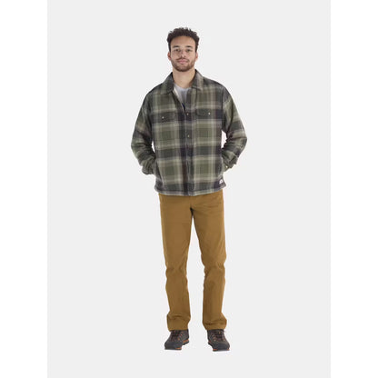 Marmot Men’s Ridgefield Heavyweight Sherpa-Lined Flannel Shirt Jacket