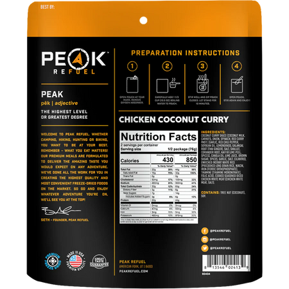 Peak Refuel Chicken Coconut Curry