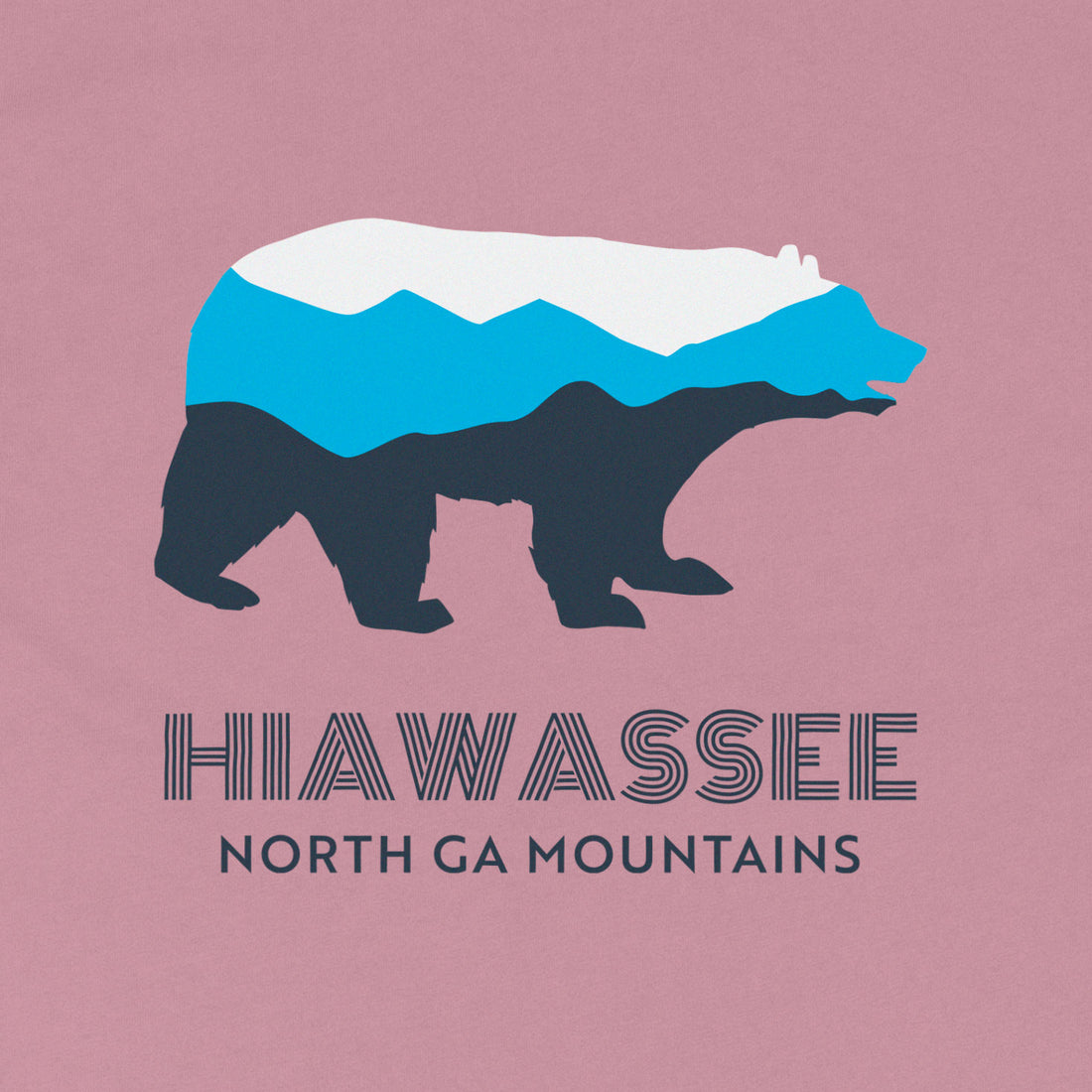 Trailful Hiawassee Bear Shirt - Orchid
