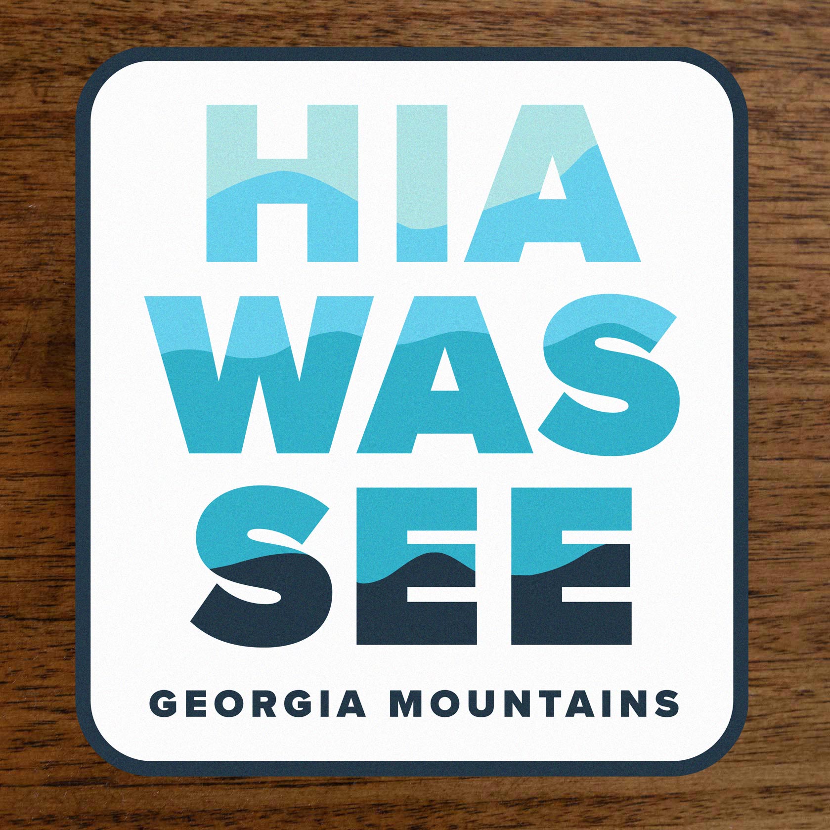 Hiawassee Georgia Mountains Sticker