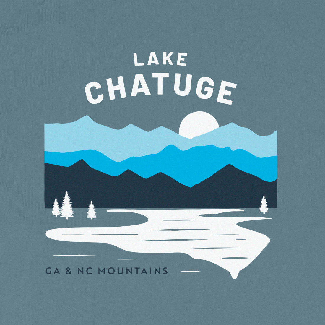 Trailful Lake Chatuge Shirt - Slate