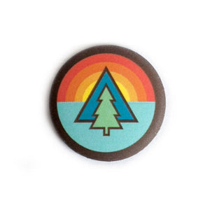 Tree Sunrise Button