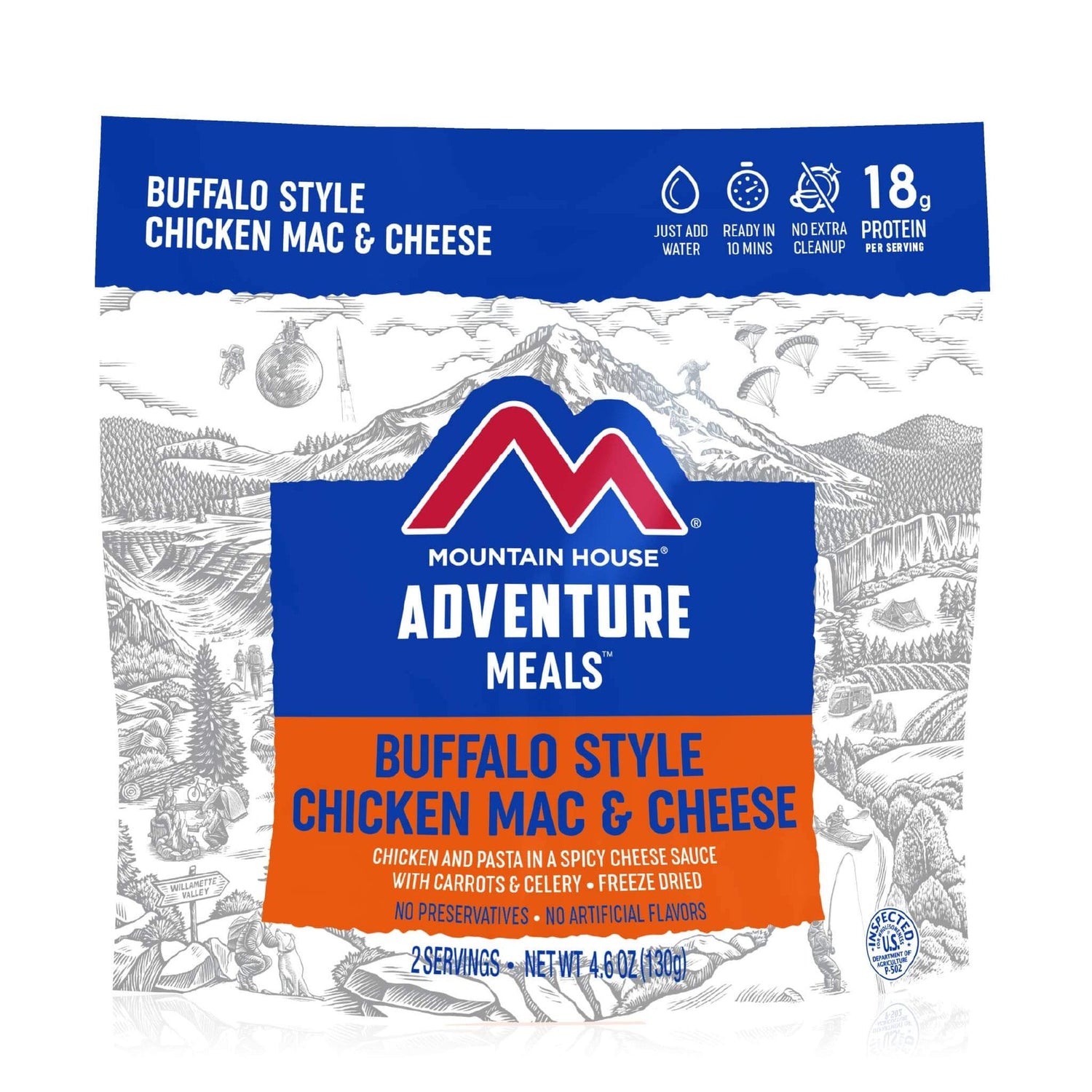 Mountain House Buffalo Chicken Mac and Cheese