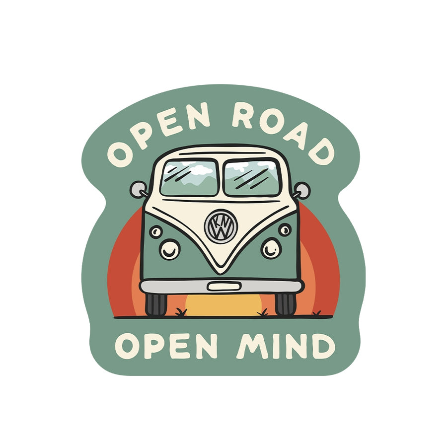 Open Road Open Mind Sticker
