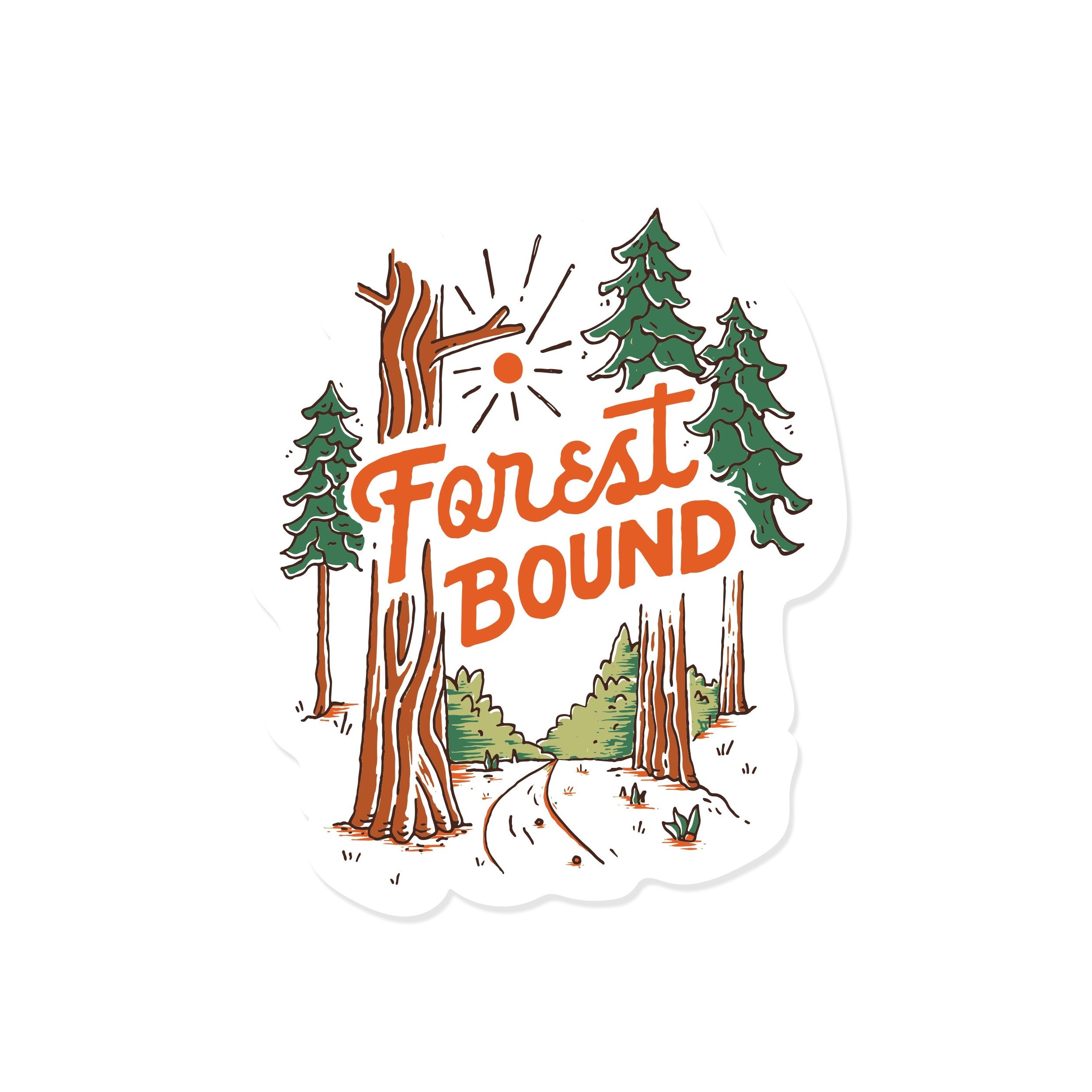 Forest Bound Sticker