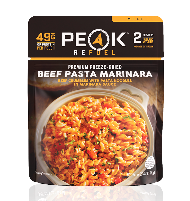 Peak Refuel Beef Pasta Marinara