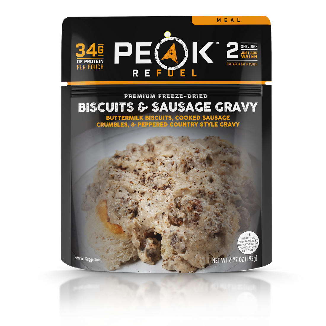 Peak Refuel Biscuits and Sausage Gravy