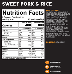 Peak Refuel Sweet Pork and Rice
