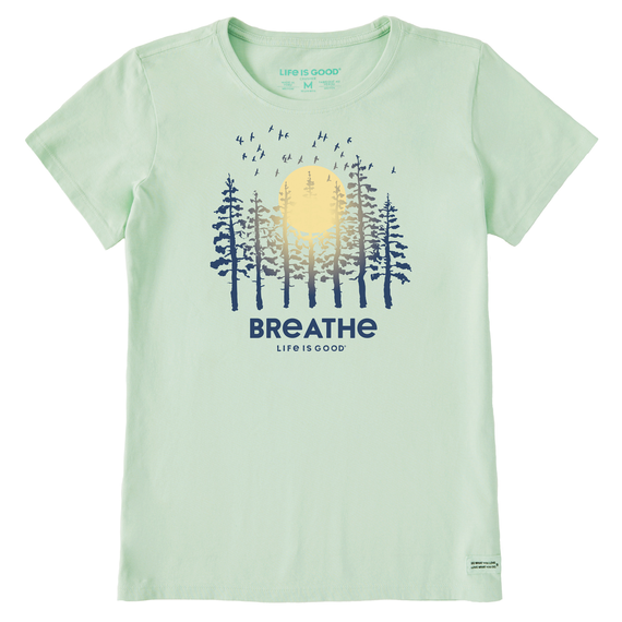 Womens Breathe Forest Crusher-LITE Tee - Life is Good