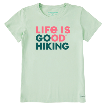 Womens Life is Good Go Hiking Crusher Tee - Life is Good