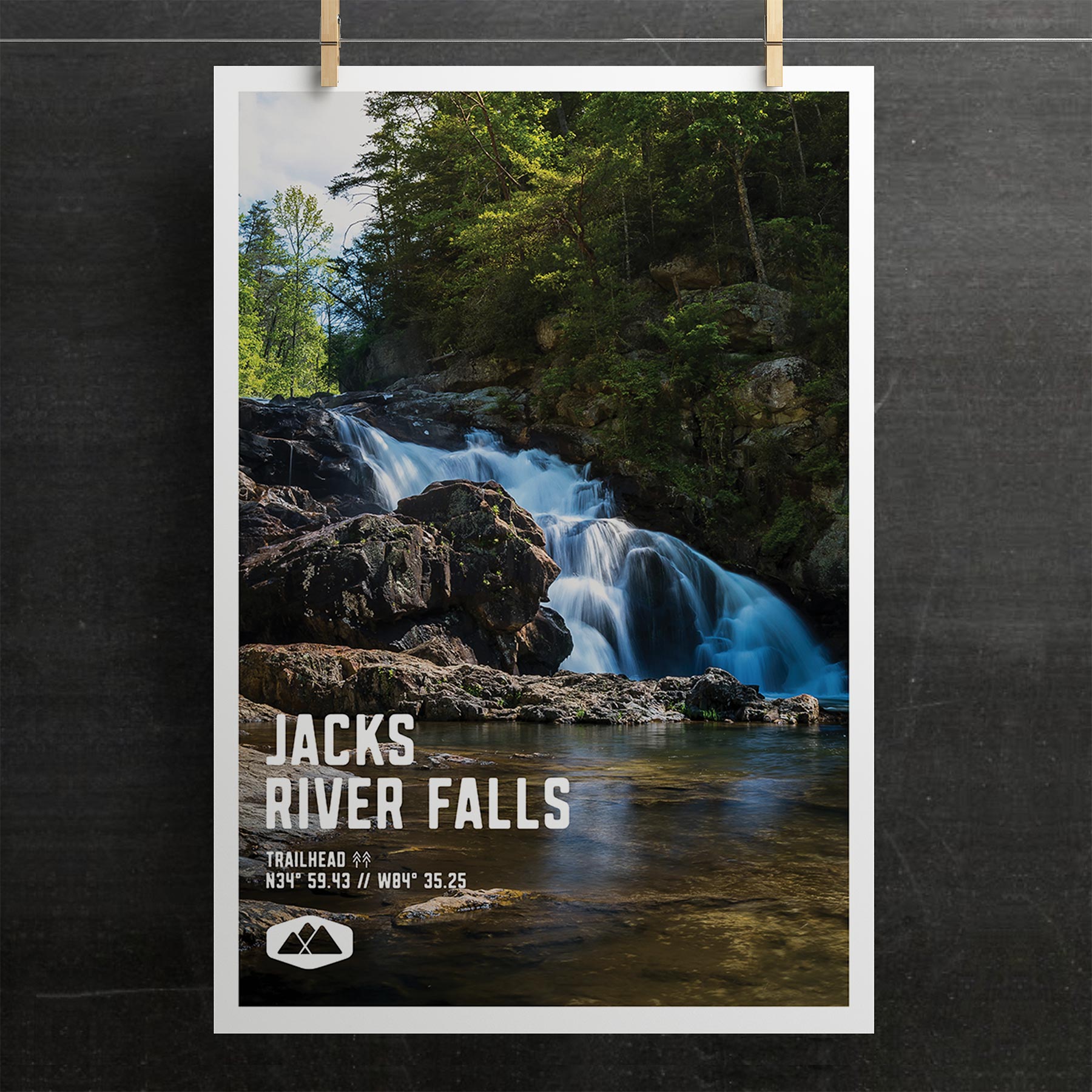 Jacks River Falls Poster – Trailful Outdoor Co.