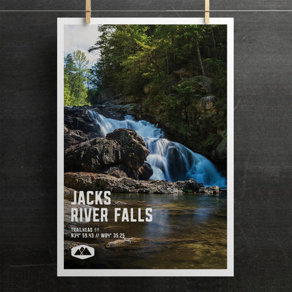 Jacks River Falls Poster