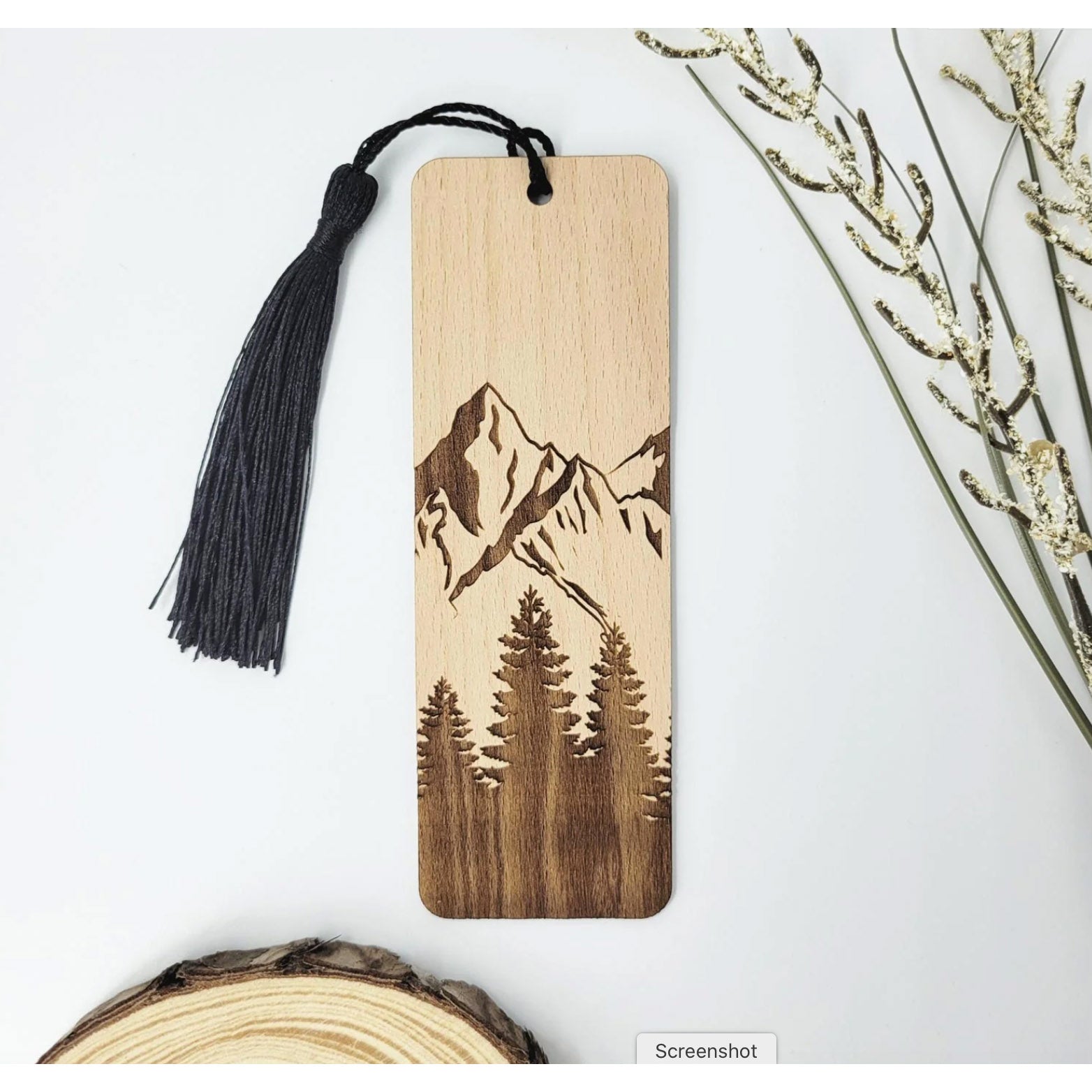 Mountain and Forest Bookmark
