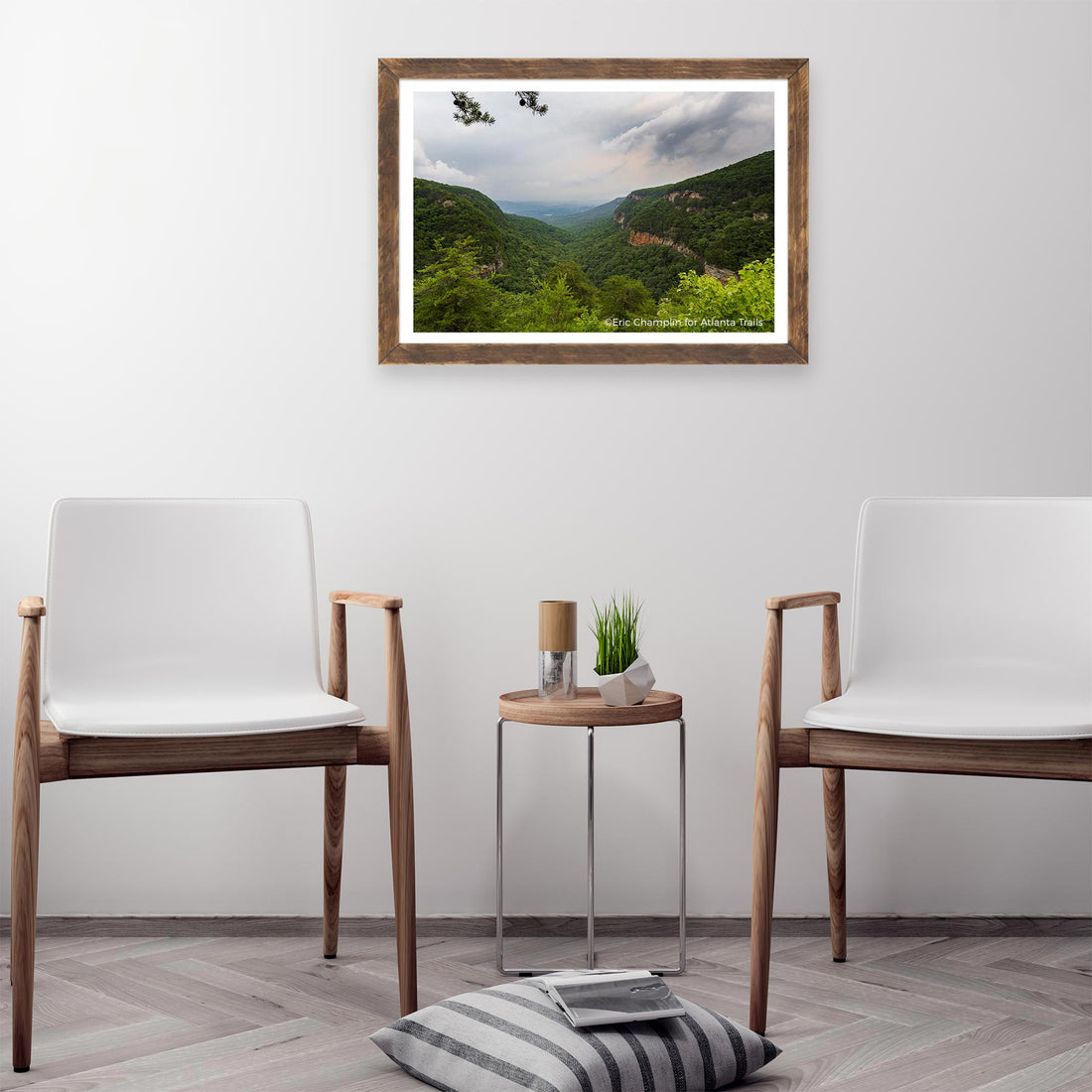 Cloudland Canyon Rim Photo Art Print