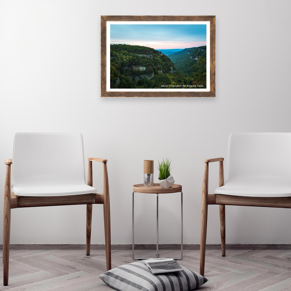 Cloudland Canyon Sunset Photo Art Print