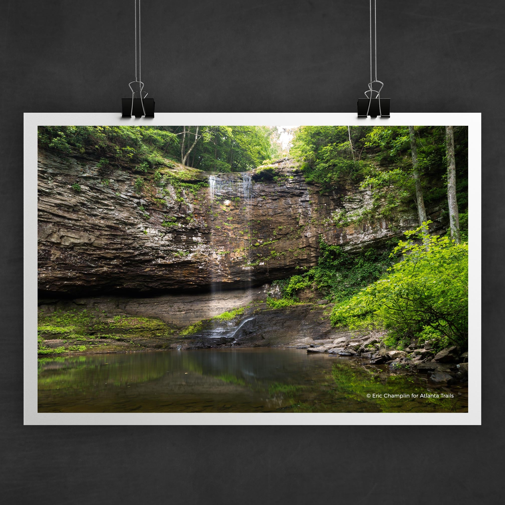 Cloudland Canyon Waterfall Photo Art Print