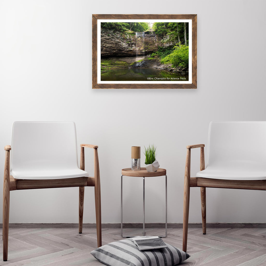 Cloudland Canyon Waterfall Photo Art Print