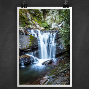 Dukes Creek Falls Photo Art Print
