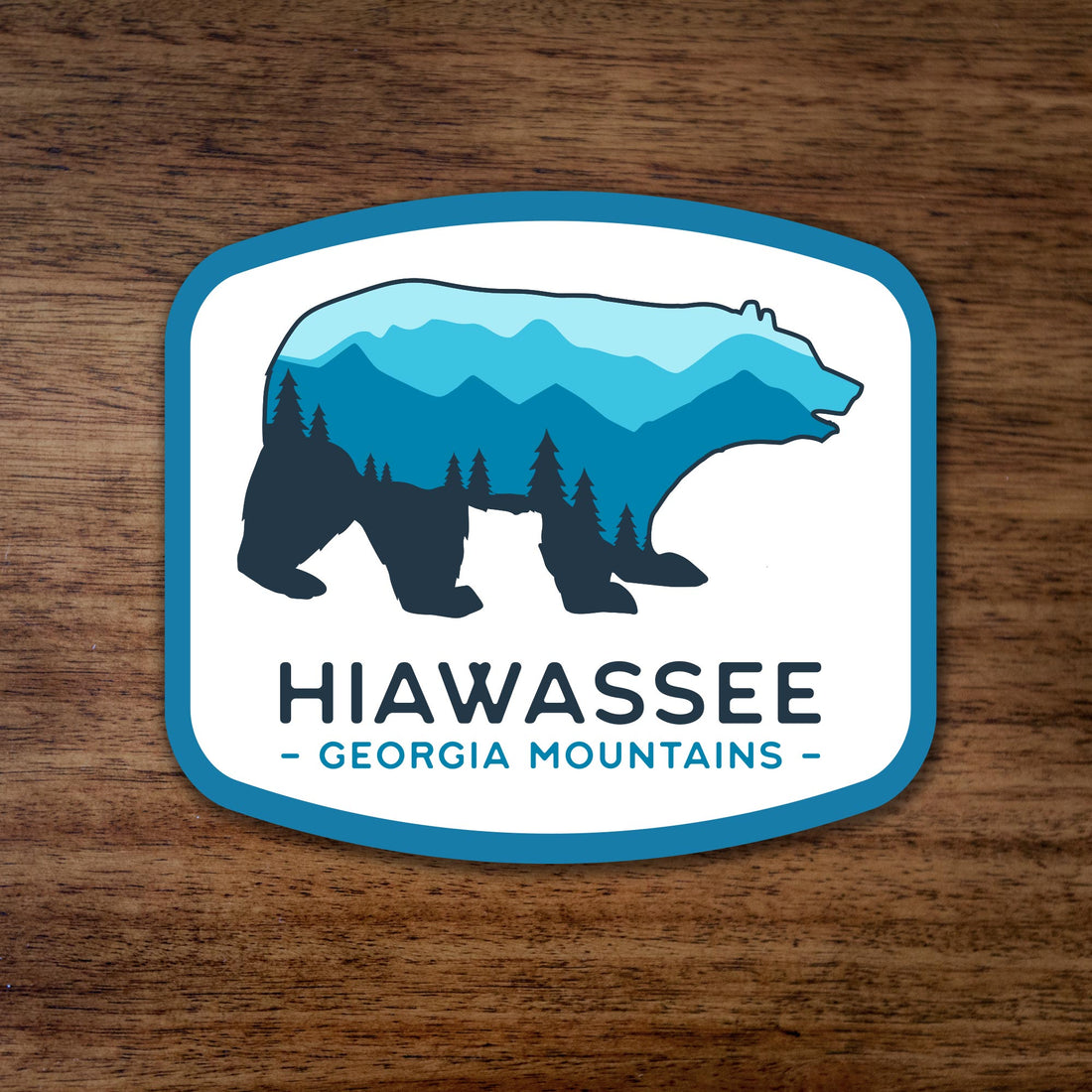 Hiawassee Bear Mountains Sticker