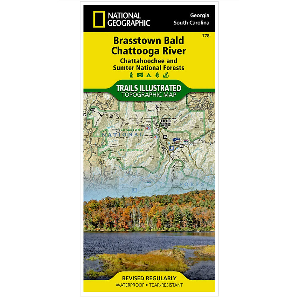 Trails Illustrated 778: Brasstown Bald &amp; Chattooga River