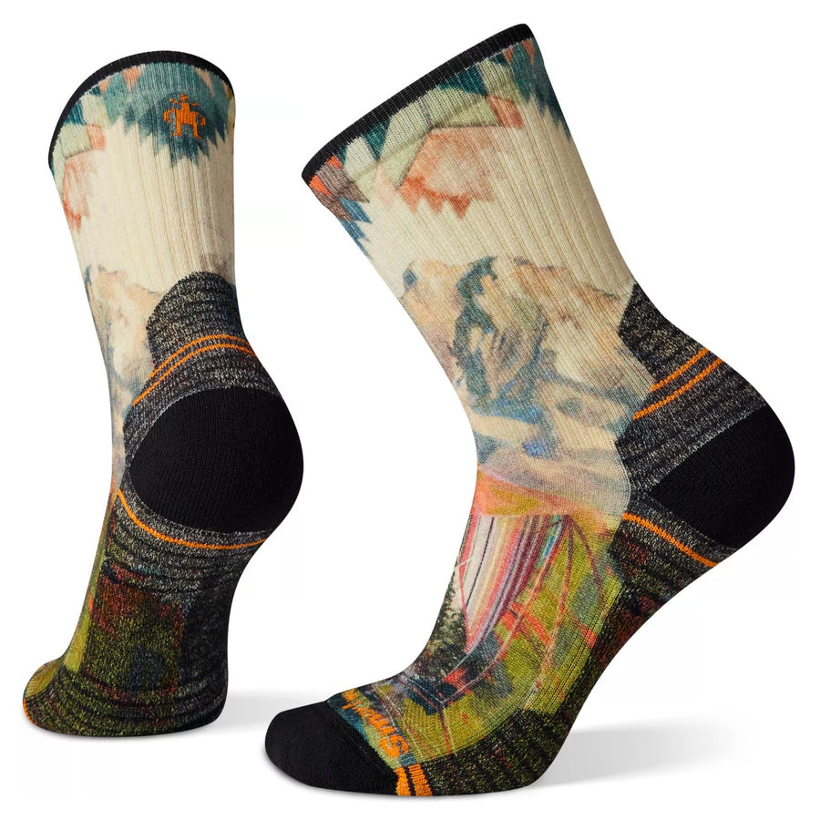 Smartwool Women's Hike Light Cushion Mountain Print Crew Socks - SW001569