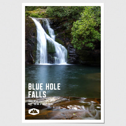 Blue Hole Falls Poster