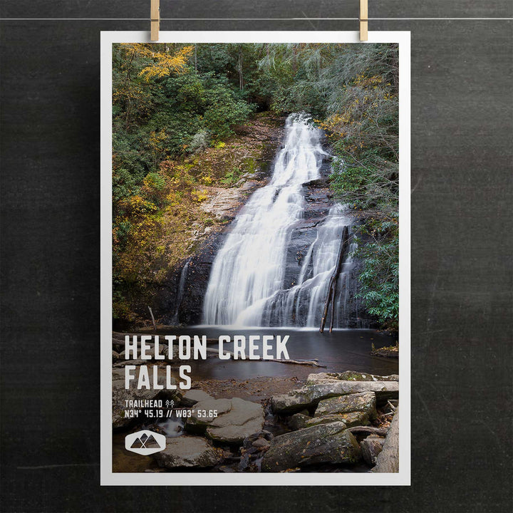 Helton Creek Falls Poster