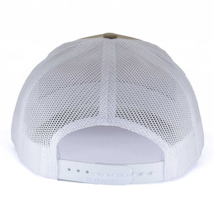 Trailful Southern Pine Trucker Hat - Khaki / White