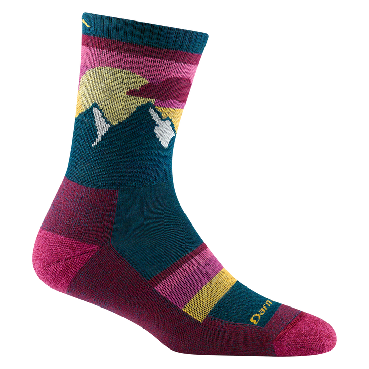 Darn Tough 5005-C Women's Sunset Ledge Micro Crew Lightweight Hiking Sock